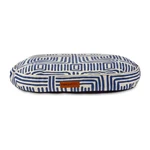 Vibrant Life Oval Durry Pet Bed, Blue & White. Fixed Price $35.96.