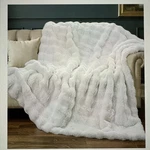 Ghouse White Faux Fur Throw Blanket 50X60 Inches - Ultra Soft Fluffy. Fixed Price $49.95.