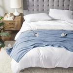 Luxuriously Soft Plush Electric Blanket Fast Heating Cozy Cover, Safety Auto Shu. Fixed Price $211.99.
