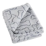 Cozy 36X48 Gray Blanket For Cats And Dogs Soft Microfiber Machine Washable. Fixed Price $26.09.