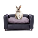 Keet Fluffy Deluxe Pet Bed, Sofa Charcoal, Small. Fixed Price $131.55.