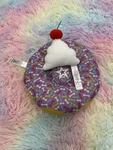 American Girl Truly Donut Pet Bed Set Complete Whipped Cream Pillow. Fixed Price $14.99.