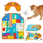 Hoesda 2-IN-1 Cat Mat With Pillow For Small Medium Large Multi-color. Fixed Price $29.49.