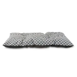 Vibrant Life Dog Bed Tufted Pillow Machine Washable Black White Checkered 35X27. Fixed Price $16.76.