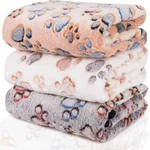 3PCS Soft Warm Paw Print Fleece Pet Blanket Dog Cat Puppy Bed Mat Cover 80*60CM. Fixed Price $11.29.