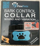 Paw Pets Anti Collar Dog Barking Device Sound Vibration Training. Fixed Price $8.99.