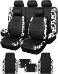 Flying Banner Seat Covers Protects Water Proof Faux Leather Carbon Fiber .... Fixed Price $128.44.