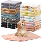 Hahafelt 20 Pcs Blankets For Small Dogs 24 X 16 Inches Puppy Wit.... Fixed Price $35.69.