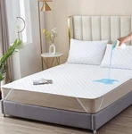 Elif Size Mattress Protector, Waterproof, Quilted Cover Pad (queen). Fixed Price $30.00.