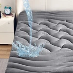 Waterproof Mattress Pad King, Breathable Topper Quilted Fitted Cover.... Fixed Price $70.27.
