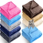 8 Pieces Pet Blanket Soft Fleece Warm Sleep Mat For Dogs Cats Small, Pink. Fixed Price $26.99.