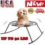 Elevated Dog Cot Portable Raised Pet Bed With Breathable Mesh Cooling Us. Fixed Price $17.99.