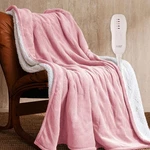 Jets Home Heated Blanket 50X60 - Etlfcc Certified Flannel Electric Ma.... Fixed Price $74.48.