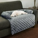 Large Couch Protector Pet Cover For Dogs Cats With Memory Foam Bolster Pillow. Fixed Price $37.99.