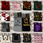 3 Piece Bed Sheet Set Printing Fitted King Queen Soft Comfort Deep Pocket. Fixed Price $24.43.