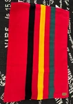 28X40 Pendleton Mills Red Multi Striped Carolina Pet Co Bed Blanket Logo Dog. Fixed Price $33.85.