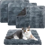 3 Pack 16X24 Self Warming Cat Bed Dark Gray. Fixed Price $29.07.