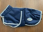 Weatherbeeta 1200D Deluxe Parka Dog Coat Size 22 Navy/gray/white. Fixed Price $20.00.