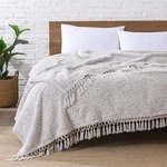 Ultra Soft Fleece Sherpa Queen Size,lightweight Cozy Boho Bed Blanket.... Fixed Price $64.61.