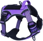Bumbin Tactical Harness Medium Dogs No Pull Fit Smart Reflective Blk/purple. Fixed Price $12.99.