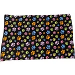 Spot Snuggler Rainbow Pawprint Blanket Black, 1 EACH/40 X 60 By. Fixed Price $20.07.
