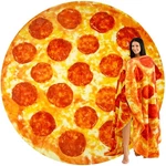 Zulay Pepperoni Pizza Blanket - Novelty Big Adult And Kids Pr.... Fixed Price $34.81.