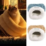 Cat Sleeping Bag Snuggle Sack Cave Soft Washable Beds Pet Mat Warming. Fixed Price $13.40.