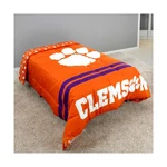 College Covers Everything Comfy Clemson Tigers Reversible Big L... Usa Fast Ship. Fixed Price $86.50.