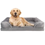 Petmaker Orthopedic Dog Bed - 42IN Couch With Supportive Large, Gray. Fixed Price $71.38.