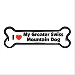 Imagine This Bone Car Magnet, Love My Greater Swiss Mountain Dog. Fixed Price $13.07.