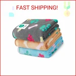 Luciphia 1 Pack 3 Blankets Fluffy Premium Fleece Pet Flannel Paw Printed. Fixed Price $14.44.