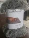 Furhaven Waterproof Throw Blanket Calm & Cuddle Pet Dog Washable Shaggy Grey. Fixed Price $15.99.