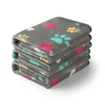 1 Pack 3 Blankets Fluffy Premium Fleece Pet Flannel Paw Printed Throw.... Fixed Price $46.79.