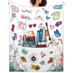 52X60 Inch White Cozy Throw Blanket Music Album Love You Fuzzy Birthday. Fixed Price $38.29.