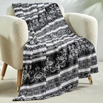 Elegant Comfort Ultra Soft Print Flannel Fleece Odelia - Throw Blanket 50X60. Fixed Price $27.13.