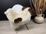 Natural Colors Sheepskin Rug Pelt Genuine Soft Seat Cover Pet Bed Throw. Fixed Price $119.95.