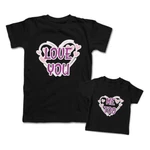 Love Mommy And Me Outfits Too Heart Knit Cotton Match Clothes. Fixed Price $29.99.