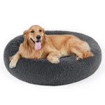 Dog Bed, Cat Calming Faux Fur Pillow Pet Donut Cuddler Round Plush F.... Fixed Price $53.14.