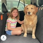 The Bark World Backseat Extender Waterproof Dog Car Cover Oxford Fabric. Fixed Price $63.99.
