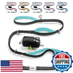 No Pull Leash For Large Dogs - 6FT Reflective Bungee, Heavy Duty. Fixed Price $79.62.