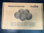 Stanbroil 5" Ceramic Fire Balls Beige Set Of 6 For Pit Bowl. Fixed Price $36.50.