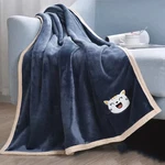 Blanket Pet Quilt Fall Winter Thicken Warm Flannel Sleeping. Fixed Price $42.74.