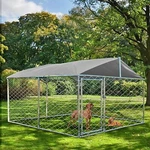 90 W Outdoor Kennel Heavy Duty Steel Dog Cage Pet Fence Chicken Coop Hen House. Fixed Price $159.99.