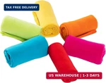 Cai Teng Fleece Throw Blankets Lightweight Warm Soft Cozy Pet-friendly Bulk. Fixed Price $59.18.