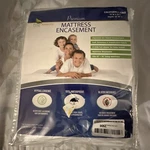 Four Seasons Essentials Calf King Mattress Protector - Zippered Bedbug Water. Fixed Price $30.00.