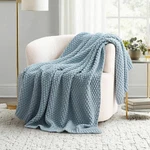 Evergrace Chenille Throw Blanket 50X60 Chunky Knit Soft Cozy Couch Sofa. Fixed Price $24.99.