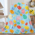 1 Pack Easter Bunny Eggs 50 X 60 Inch Flannel Throw Blanket, C.... Fixed Price $25.04.