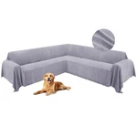 Hdcaxkj Corner Sectional Couch Covers For Dogs Shape Sofa With Tassel.... Fixed Price $155.98.