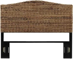 Serena Handwoven Rattan Headboard - Natural Banana Leaf For Queen Bed. Fixed Price $473.99.