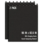2PCS Large Sound Dampening BLANKET,96" X 80" Absorbing Studio Blanket,n.... Fixed Price $116.73.